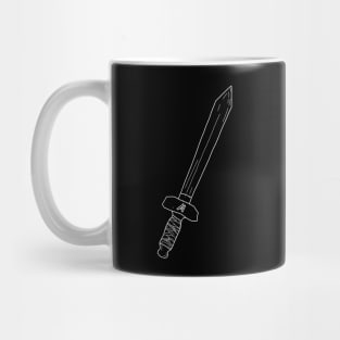 Art / Arthur Leywin First Training Wooden Sword White Lineart Vector from the Beginning After the End / TBATE Manhwa Mug